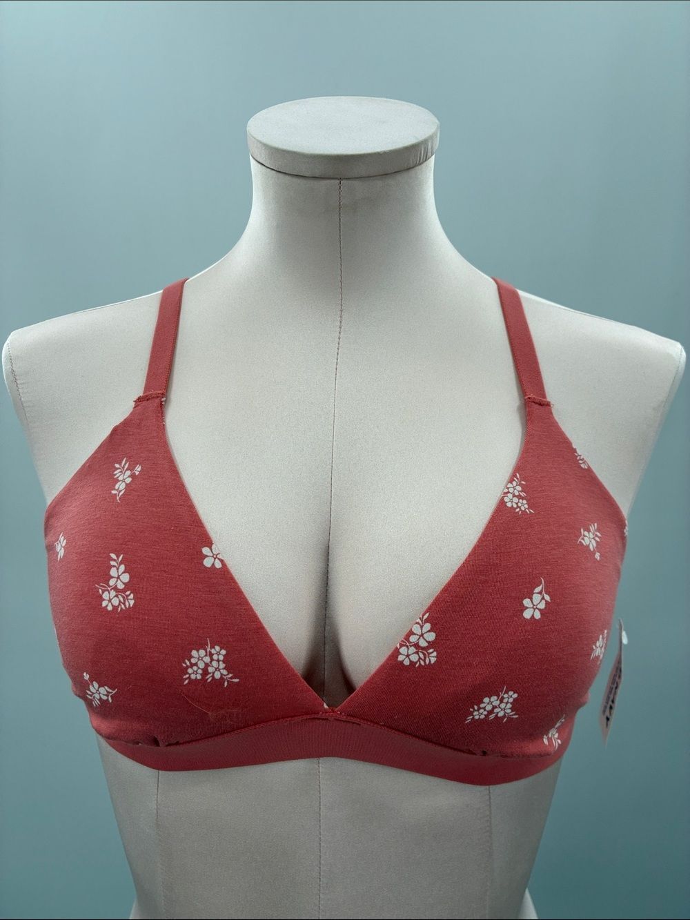 3For$20 Wireless Red Floral Bralette - Women Intimates size small